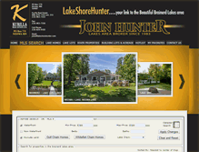 Tablet Screenshot of lakeshorehunter.com